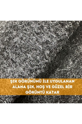 Kendinden Yapışkanlı Kaplama Oto Zemin Torpido Dayanıklı3mm Antrasit