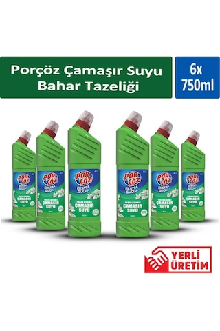 Çamaşır Suyu Bahar Tazeliği 750 Ml X 6 Adet Diğer