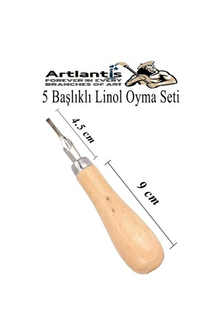 Linol Oyma Seti 7 Parça 1 Paket Linol Oyma Kesme Bıçak Seti