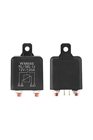 Yaozixa 12v 120a Yüksek Akım Araç Rölesi - 4 Pinli Nylon Kasa, Araba-van-bot Uyumlu, Düşük Akımı Yüksek Akıma Dönüştürücü