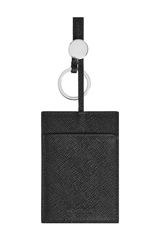 Mont Blanc Montblanc Sartorial Deri Askılı 3 Bölmeli Kartlık 223059 Siyah