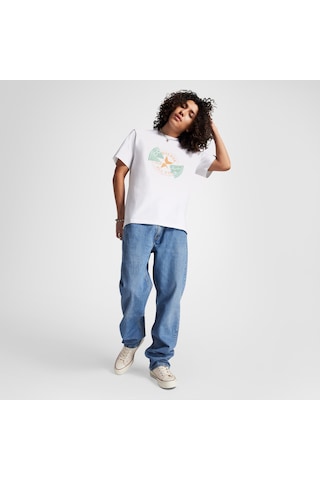 Converse Distorted Erkek Beyaz T-shirt