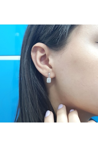 Lova 0,56 Karat Baget Pırlanta Küpe - 3040069