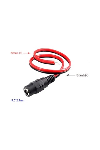 SpeedUF Güvenlik Kamerası 12V Dc Dişi Power Jack 100-50-25-10ADET