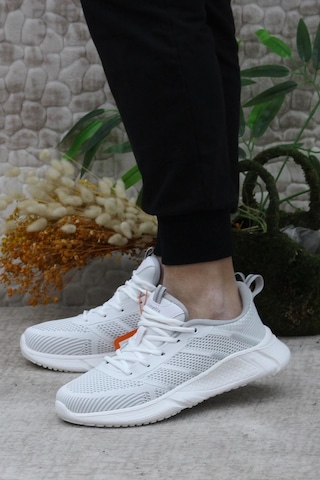 Kinetix Lıster Tx 4Fx Beyaz Gri X-Soft Yumuşak Taban Sneaker Erkek Ayakkabı 001