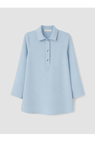 Lcw Everyday Mavi Oversize Kadın Gömlek Tunik
