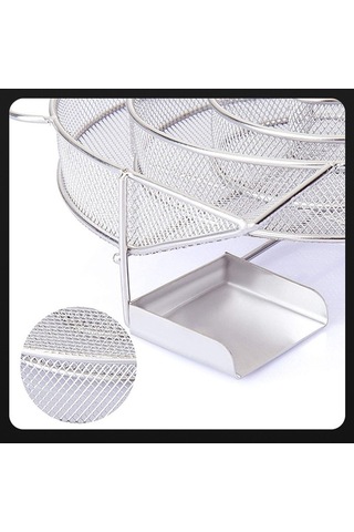 Tongxida 304 Ss Soğuk Füme Jeneratörü - Ahşap Tozu Sepeti 20x19x5cm, Çok Renkli Çok Renkli