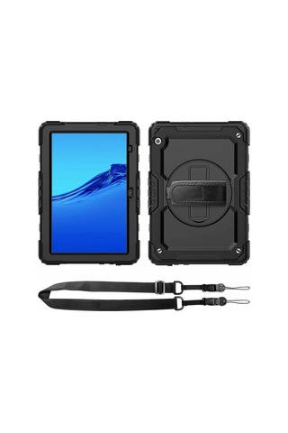 Tab M10 Tb311fu Kılıf Amazing Tablet Kapak - Siyah Arka Kapak