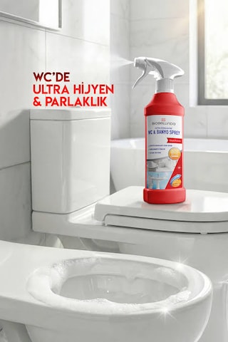 Biobellinda Doğal Wc & Banyo Temizleyici Sprey 450 Ml