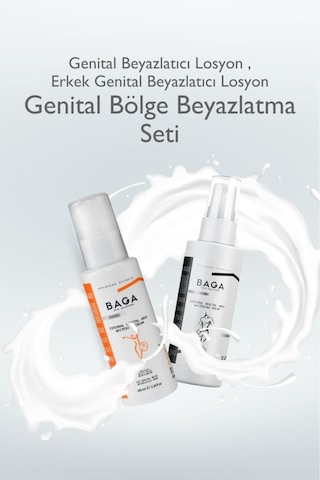 Genital Bölge Beyazlatıcı Krem & Erkek Genital Bölge Beyazlatıcı Krem 2'li Set
