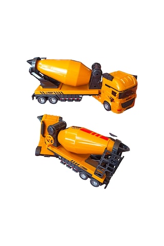 Sürtmeli Metal Kasa Oyuncak Beton Mikseri - 26 Cm