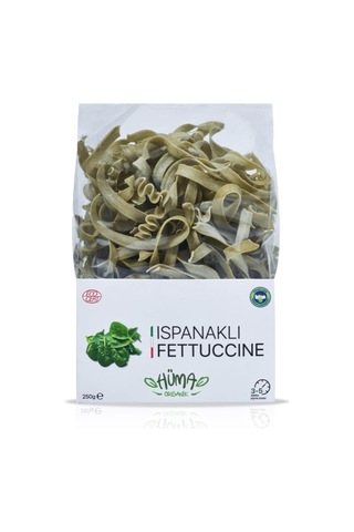 Organik Ispanaklı Fettucine Makarna 250gr