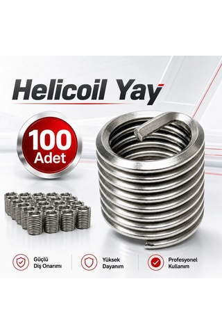 Omega Helicoil Yay M8 X 1.0 - 2d 100 Adet