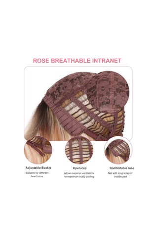 Pretfy 38cm Kahküllü Kısa Saç Peruk Dalgalı Sarı Saç Peruk İsıya Dayanıklı Sentetik Kadınlar İçin Cosplay Parti Günlük Kullanım