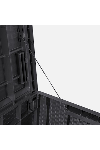 Bahçe Balkon Plastik Sandık 340 Litre Antrasit