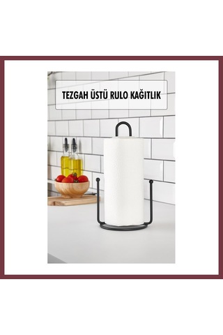 Storeşahin Metal Kağıt Havluluk & Dik Havlu Peçetelik Siyah 28 Cm Shn0720