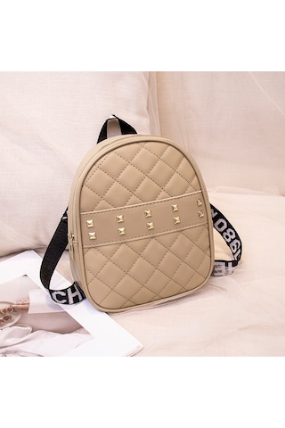 Tuomeng Kadın Yeni Elmas Moda Günlük Crossbody Omuz Çantası Kayısı Kayısı Bej