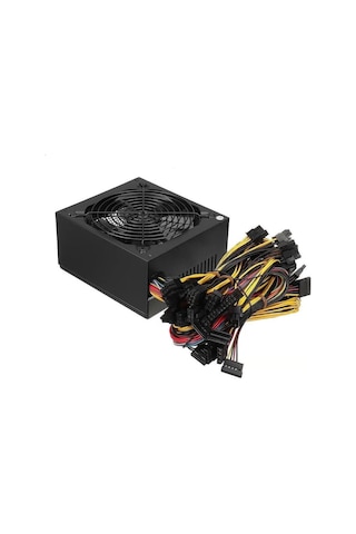 Olko 2200, 2200w, 14cm Fan, 16xpcı-e 6+2pin, 1x20+4pin, 8xsata, Atx, Power Supply Psu
