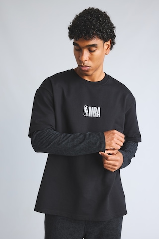 Defacto Nba Sırt Baskılı Oversize Bisiklet Yaka Sweatshirt I1552ax26wnbk81 Siyah-bk81