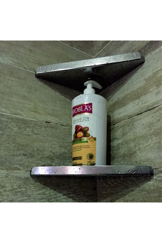 Sakoya Köşe Sabunluk Raf 304 Kalite Paslanmaz Marin Serisi Banyo Duş Wc Ve Nemli Alanlara Uygun Gümüş