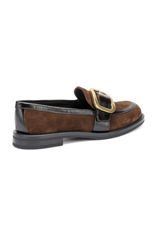 Cacao Dark Brown Oxford Klasik Kadın 90a5 Frau Softy Cacao Dark Brown