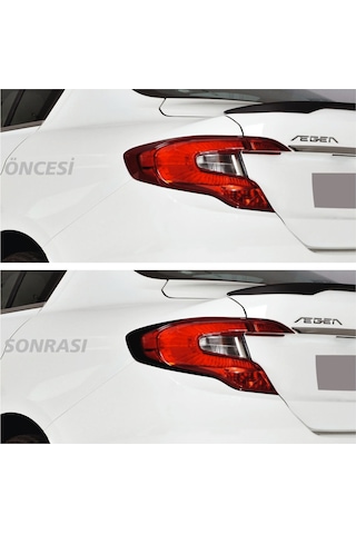 Fıat Egea Stop Çerçeve Sticker-Kolay Uygulama-Uzun Ömürlü