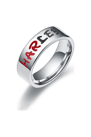 Chavin Çelik Silver Harley Quinn Bayan Yüzük Ev36 001