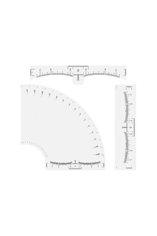 Wezone Pvc Kirli Olmayan Kaş Tasarım Çizgileri - Doğru Konumlandırma Ve Simetri İçin Tek Kullandım 100 Adet