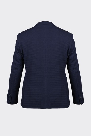 Lacivert Casual Slim Fit Bi-stretch Ceket Laci