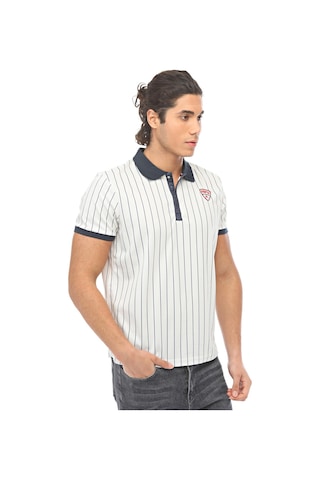 Kappa Raru S.P.Q.O.R Erkek Polo T-Shirt LIBERTAS BEYAZ Beyaz