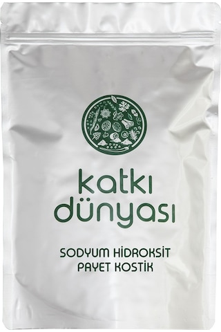 Katkı Dünyası Sodyum Hidroksit Payet Kostik 100 G Katkı Dünyası Sodyum Hidroksit Payet Kostik 100 G