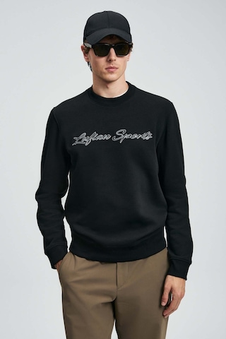 Lufian Loved Siyah Erkek Sweatshirt 112030170 Siyah