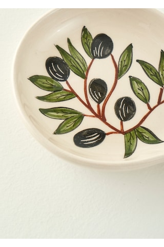 Bella Maison Olive Kirli Kaşıklık Beyaz 11,5x24 Cm Çok Renkli