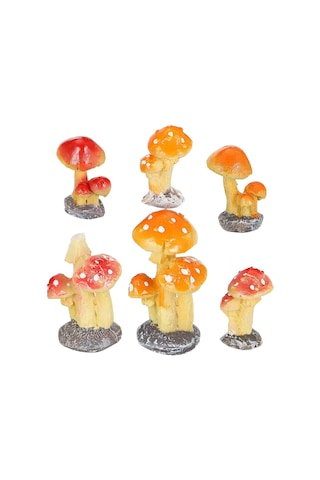 Bahçe Mantar Evi Küçük Peyzaj Dekorasyonu Bebek Evi Minyatürleri