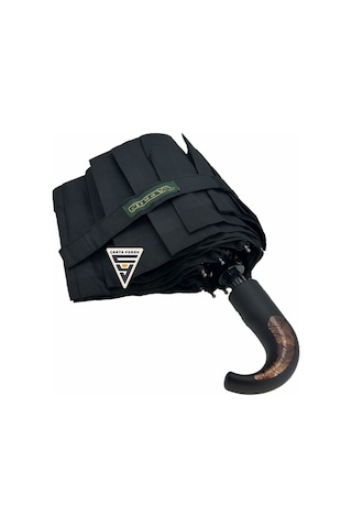 April A-226g A3 Baston Sap 10 Telli Tam Otomatik Şemsiye Siyah