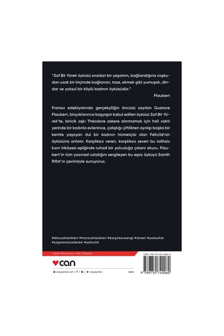 Saf Bir Yürek - Guztave Flaubert - Can Yayınları -