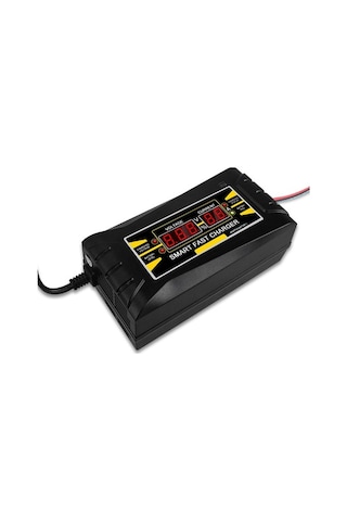 Tongxida 12v 6a Akıllı Otomobil Akü Şarj Cihazı - 150-250v Giriş, 3 Aşamalı Pwm, Lcd Ekranlı, Avrupa Şarj Aleti Son-1206d+
