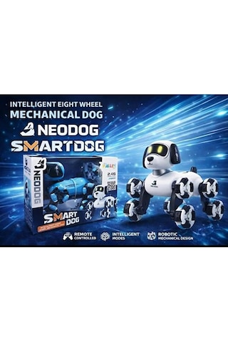 Neodog Robot Köpek Merdiven Çıkabilen Büyük Mavi Karışık