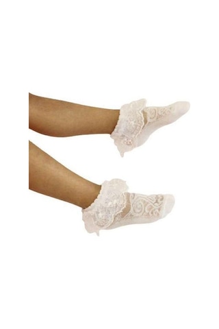 Tüllü Okul Çorabı 2