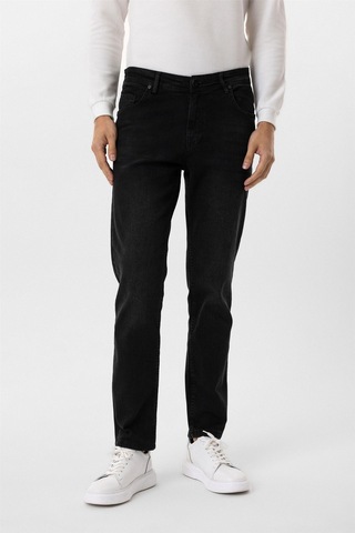 SÜVARİ Siyah Regular Denim Pantolon