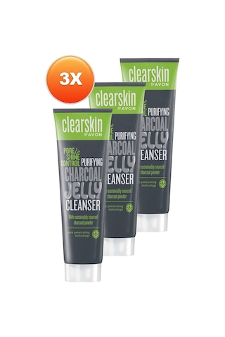 Avon Clearskin Pore Shine Gözenek Ve Parlaklık Kontrolü İçin Jel Temizleyici 3 x 100 ML