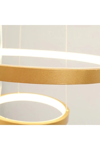 Coda / 60 Cm / 3 Renk Işık / Sarkıt Avize / 3 Yıl Garan... Gold Sarı
