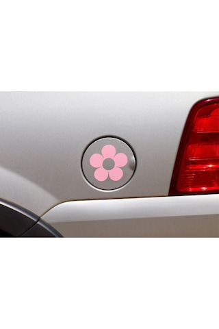 Çiçek Deseni Depo Kapağı, Araç, Araba, Oto, Motorsiklet, Kask, Laptop, Cam Sticker 15x15 Cm