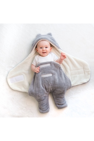 Owlishop Owli Dış Kundak 0-6 Ay Açık Gri