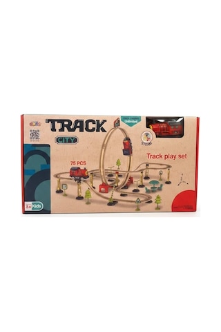 Sh40600 75 Parça Çantalı Oyuncak Tren Seti