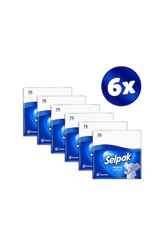 Selpak® Klasik Peçete 75 x 6 Paket