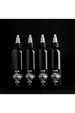 Solid Ink - Horitomo 4 Bottle Sumi Set - 4oz/120ml
