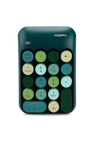Kablosuz Retro Numpad 18 Tuşlu Numerik Muhasebe Ofis Klavyesi