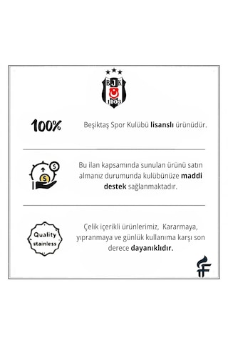 Beşiktaş Kare Hematit 4 Mm Doğaltaş Bileklik