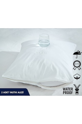 Komfort Home 50x70 Cm Pamuklu Sıvı Geçirmez Yastık Koruyucu Alez 2 Adet